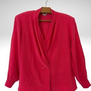 Elegant Pink Women's Blouse